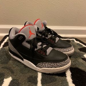 Jordan 3 black cement 2018 size 11